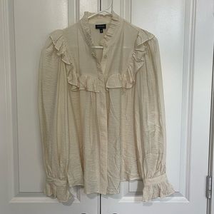 Who What Wear Beige medium blouse